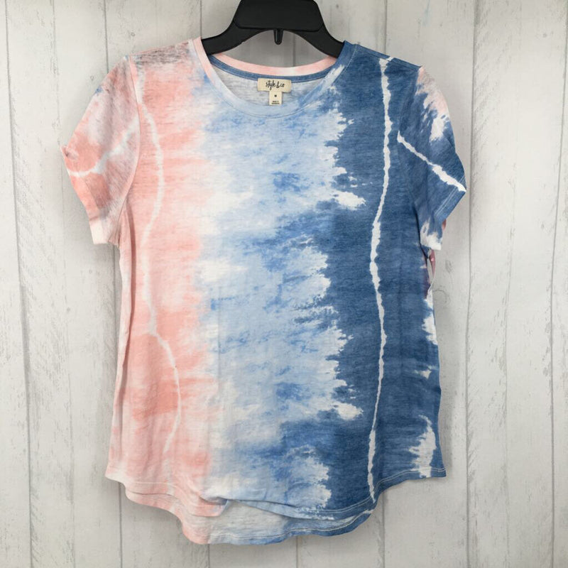 M Crewneck tie-dye s/s tee