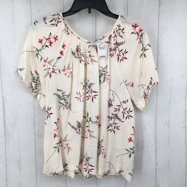 L Flo print s/s top