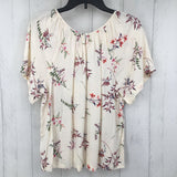 L Flo print s/s top