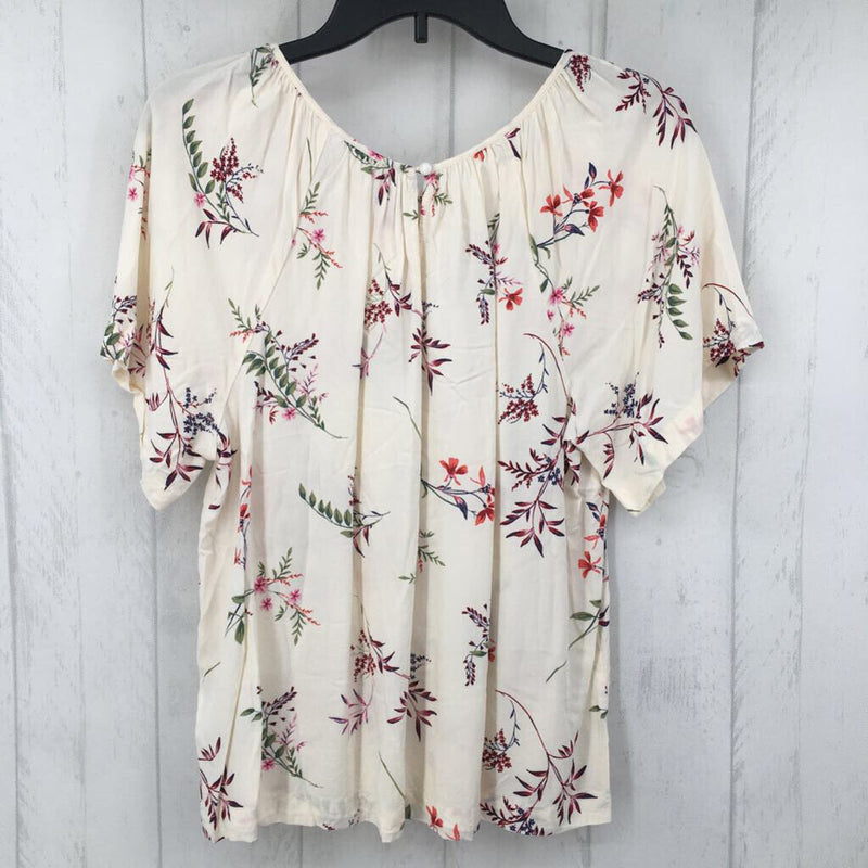 L Flo print s/s top