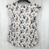 Lp Flo print ruffle slv top