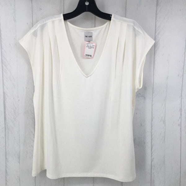 XL s/s v-neck top