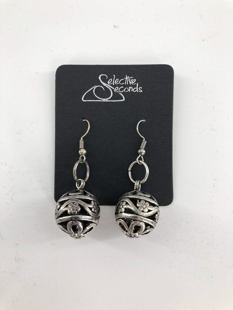 Brighton floral sphere earrings