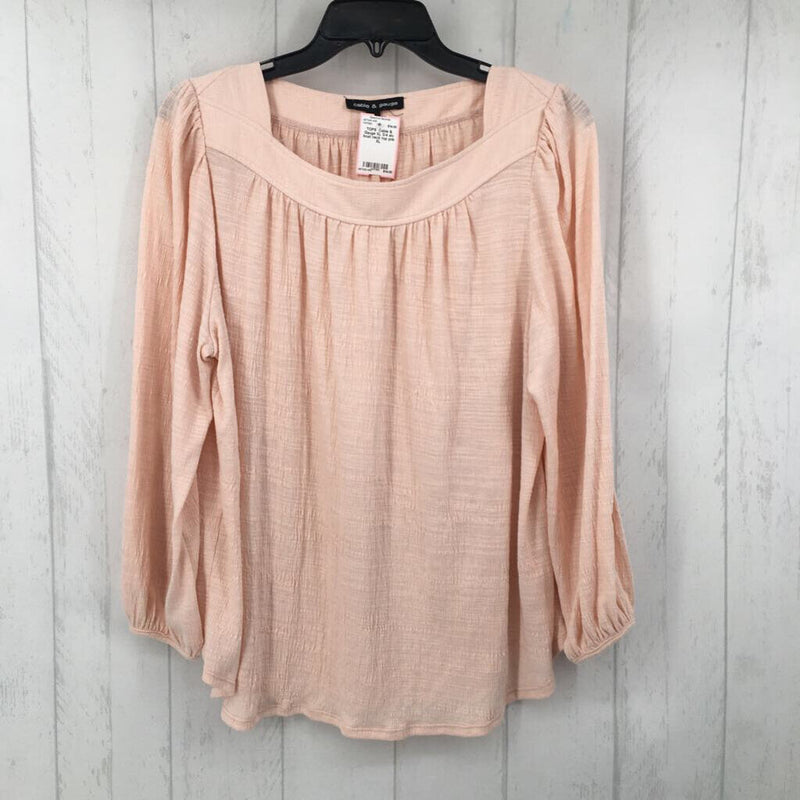 XL 3/4 slv boat neck top