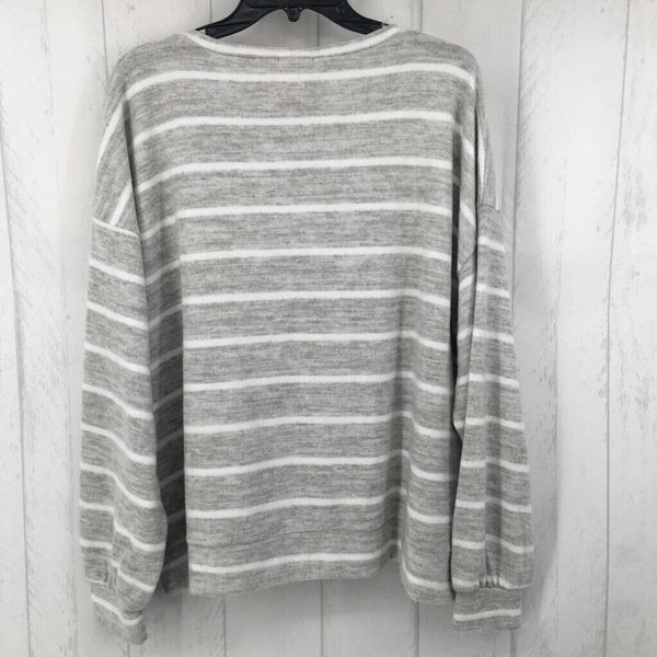 S l/s stripe sweater