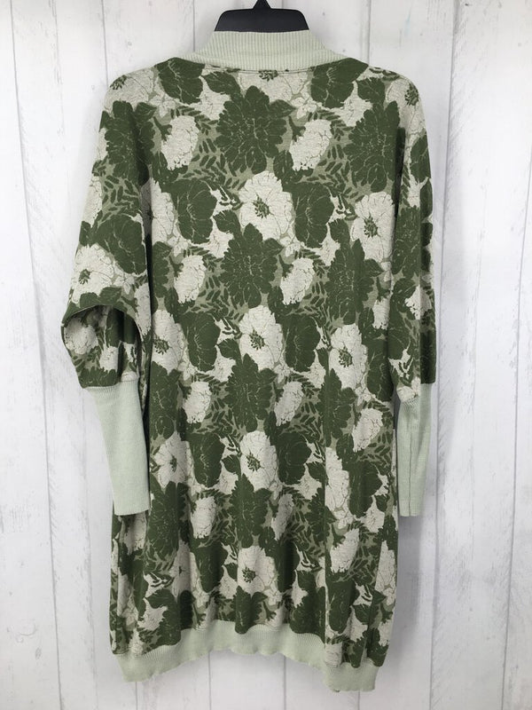 XL Flo print cardi