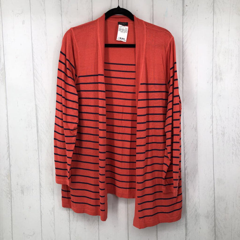 2x l/s stripe open cardigan