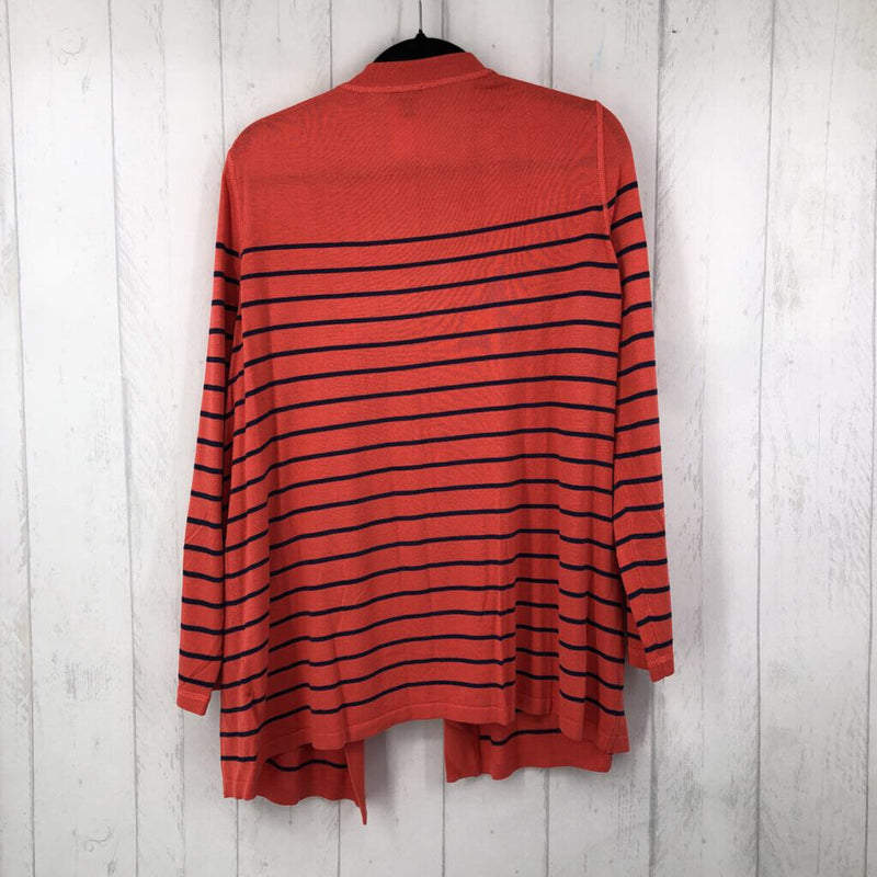 2x l/s stripe open cardigan