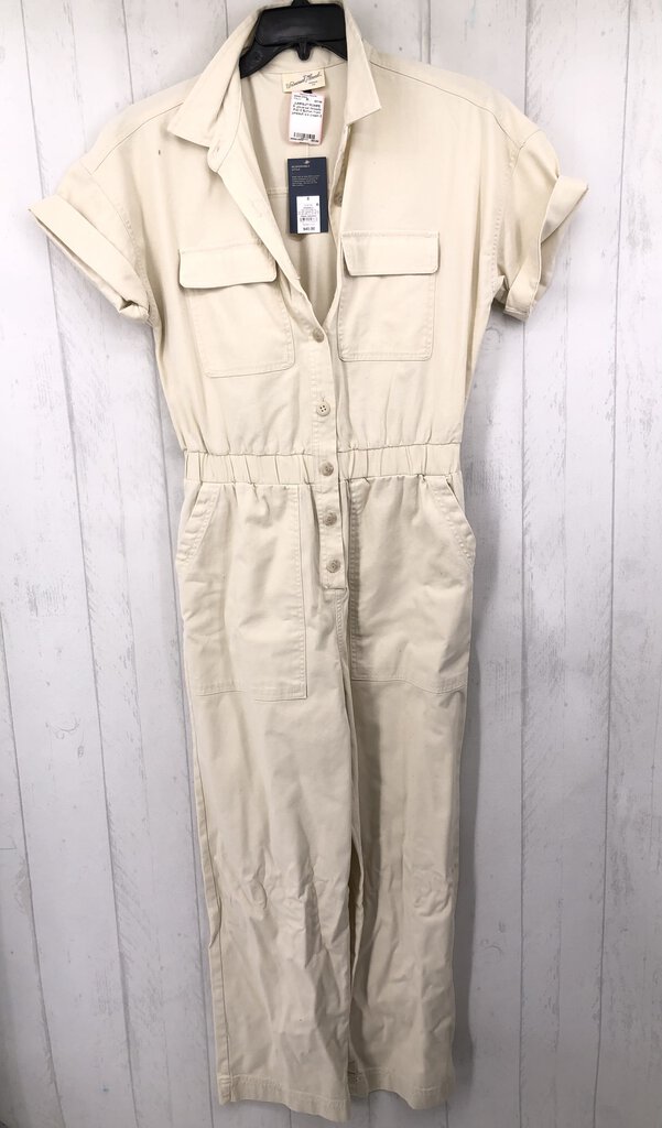 R40 8 Button front jumpsuit s/s