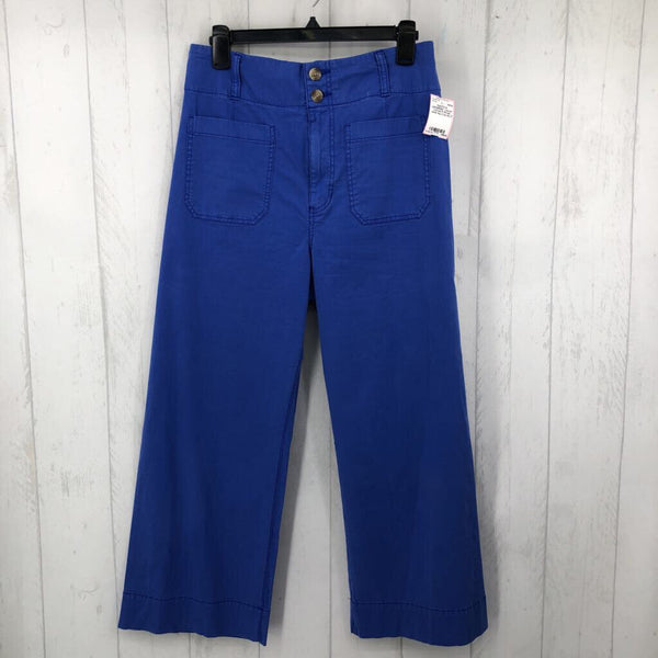 8 Hi-rise wide leg crop