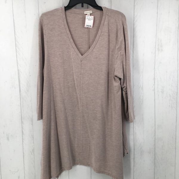 XL V-neck l/s tunic