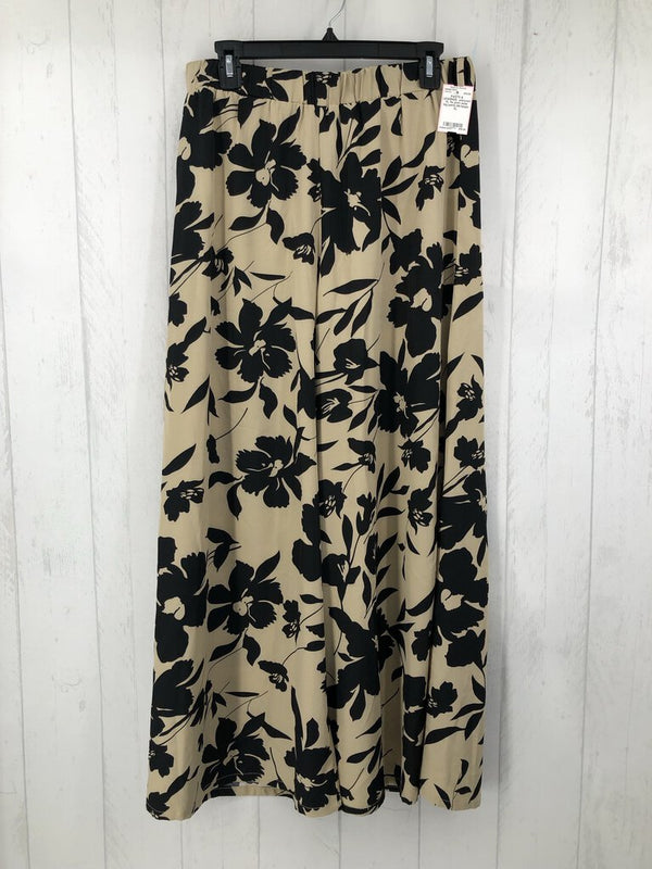 XL flo print wide leg pants