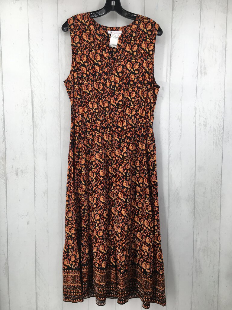 L Flo print slvls dress