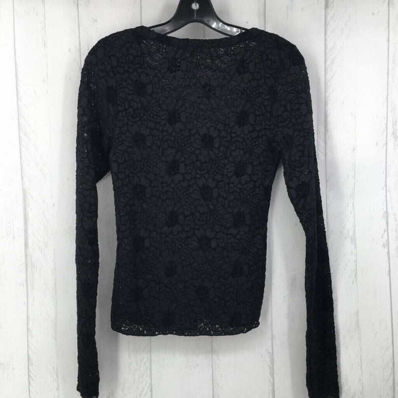 S Lace l/s top