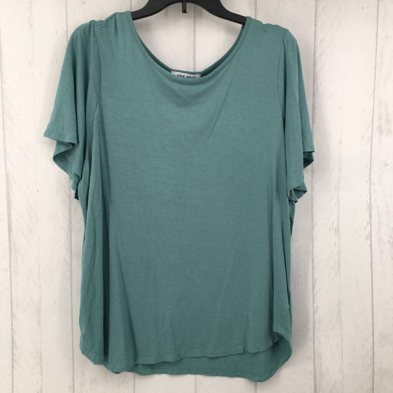 XL Flutter slv tee