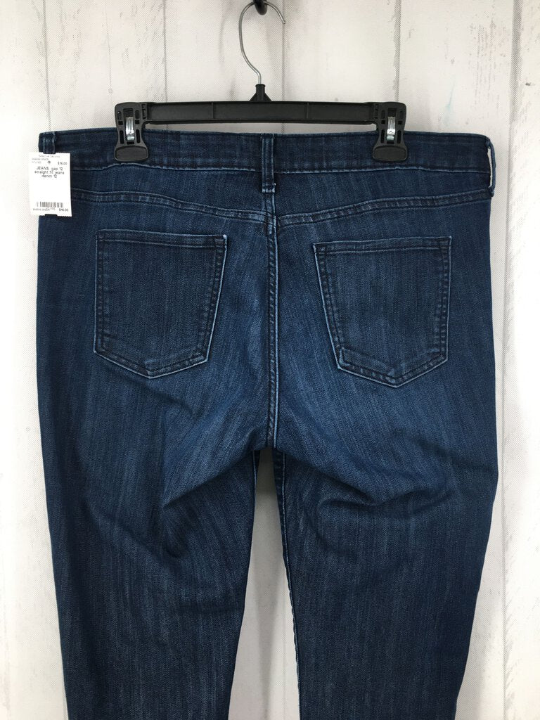 12 straight fit jeans