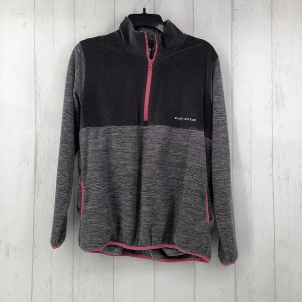 M l/s quarter zip sweatshirt