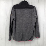 M l/s quarter zip sweatshirt