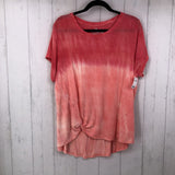 2x s/s ombre twist top