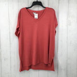 XL s/s v-neck top