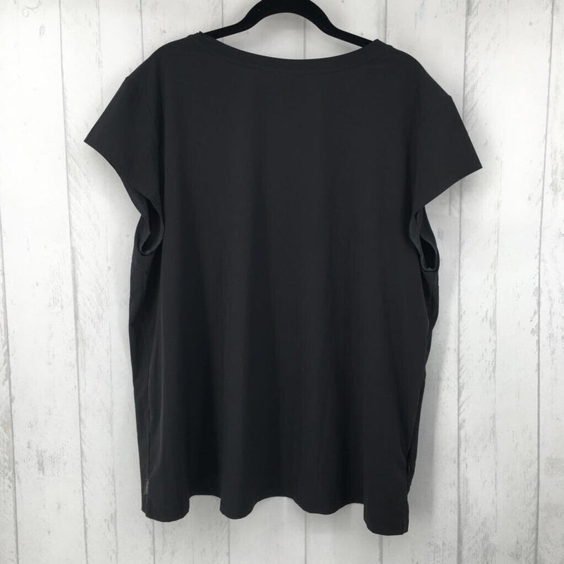 2xl s/s v-neck top