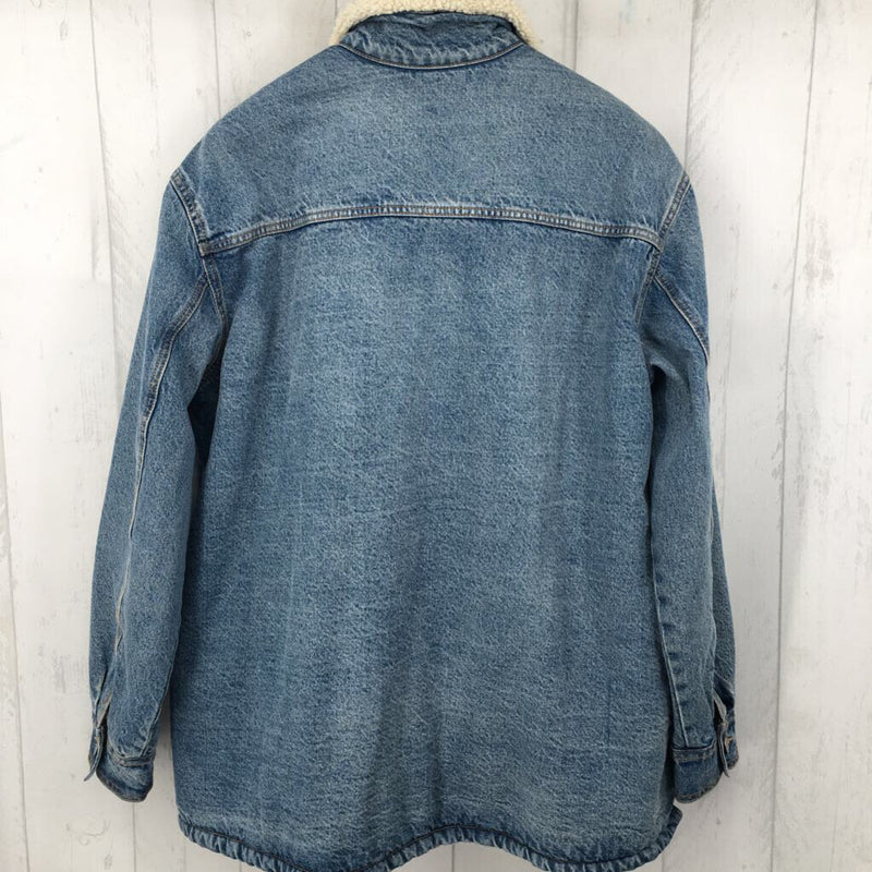 XL Sherpa lined jean jacket