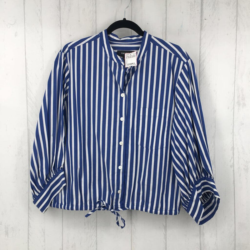 XL Striped balloon slv top