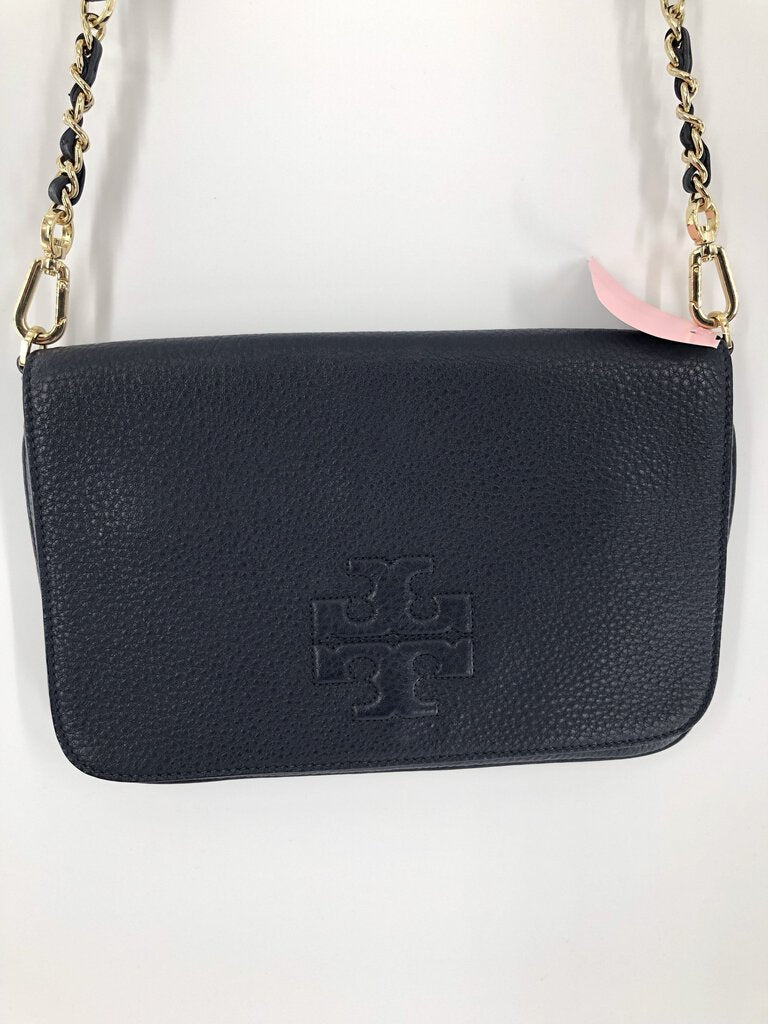 pebbled chain strap flap crossbody/clutch