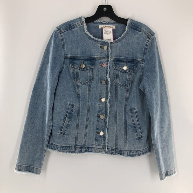 M Graphic back denim jacket