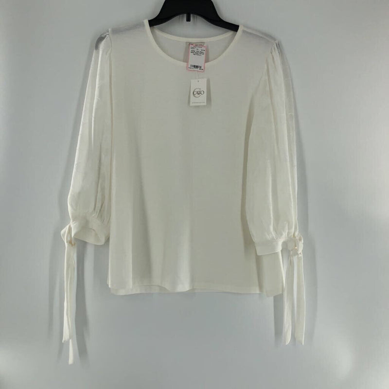 R23 L Semi sheer 3/4 slv top