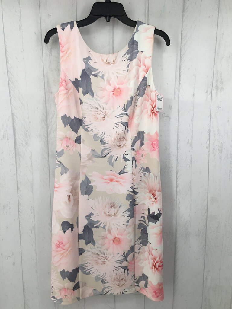 12 Flo print slvls dress