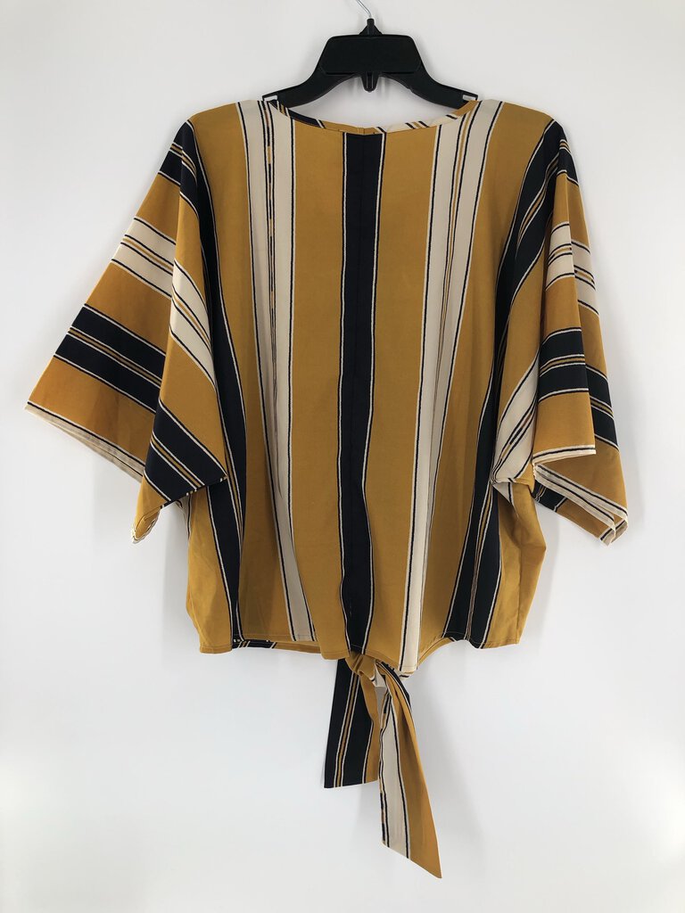 M Striped dolman top