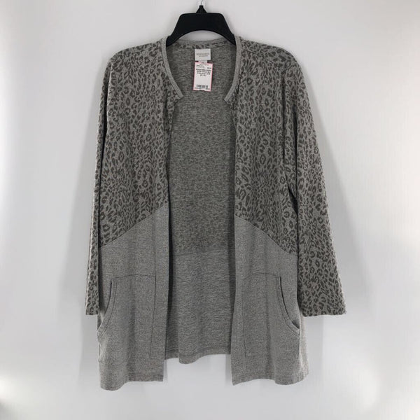 2(L) Anima print cardi