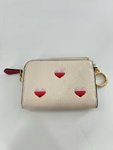 heart pebbled coin purse