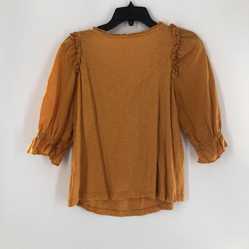 XL Smocked 3/4 slv top