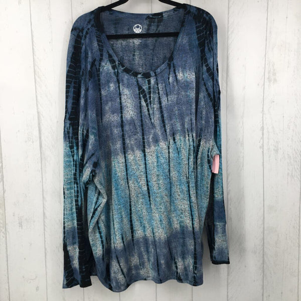 3X Tie dye l/s top