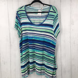 3X Striped s/s tee