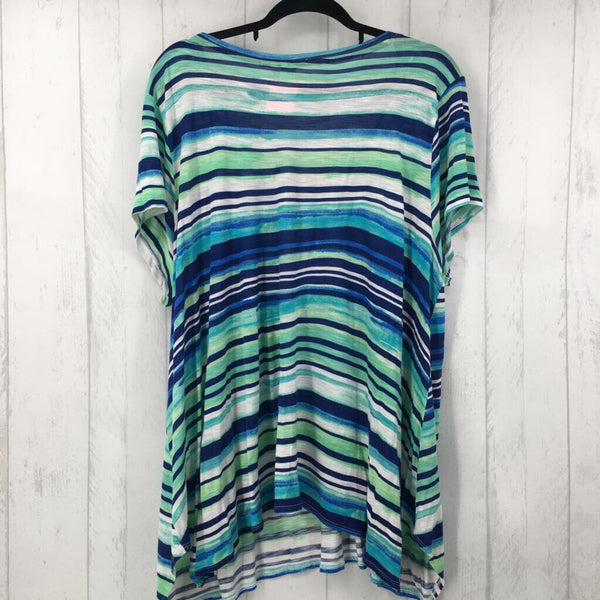 3X Striped s/s tee