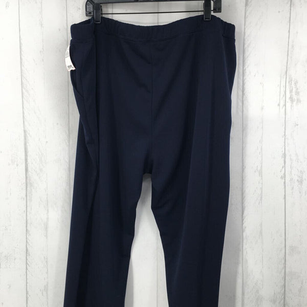 2X Pull on wide leg pant