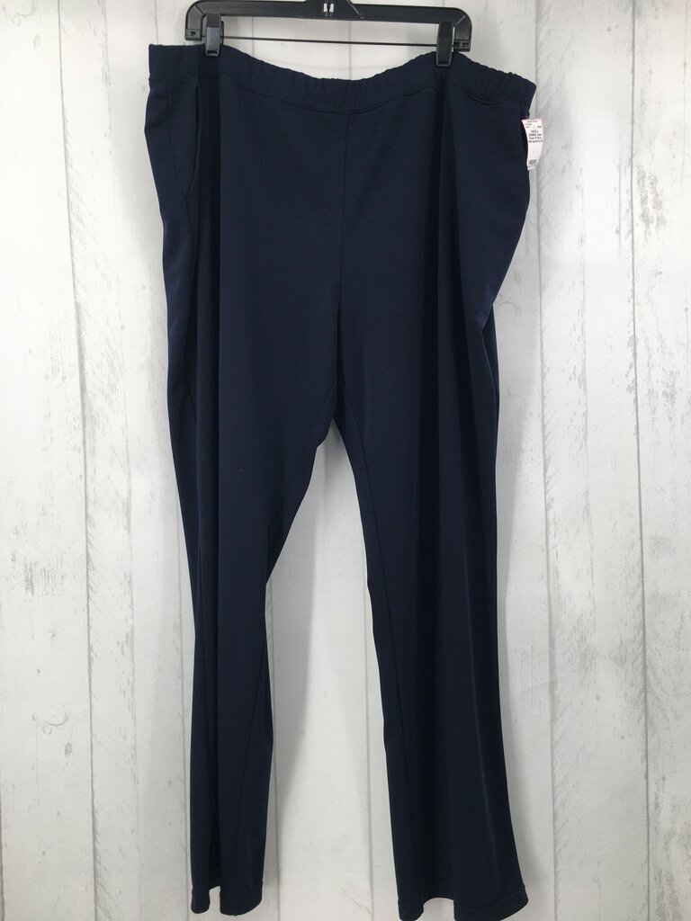 2X Pull on wide leg pant