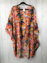 3x face sheer 1 button kimono