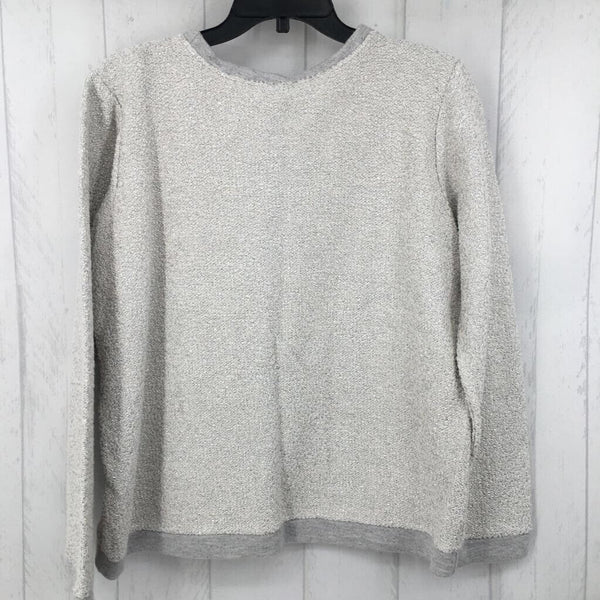 L Textured sweatshirt