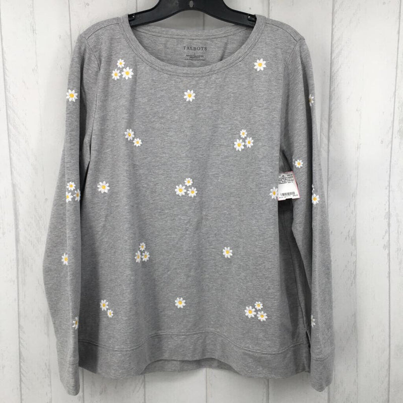 L Daisy embroidered sweatshirt