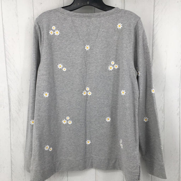 L Daisy embroidered sweatshirt