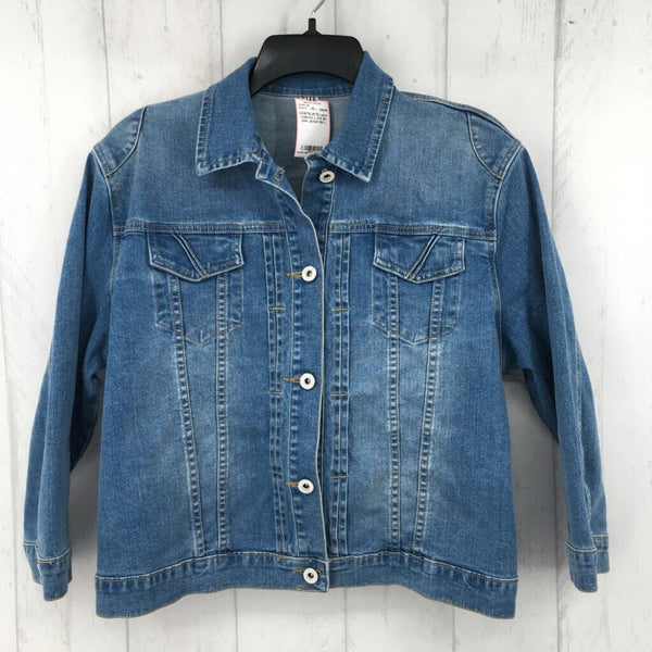 L 3/4 slv jean jacket