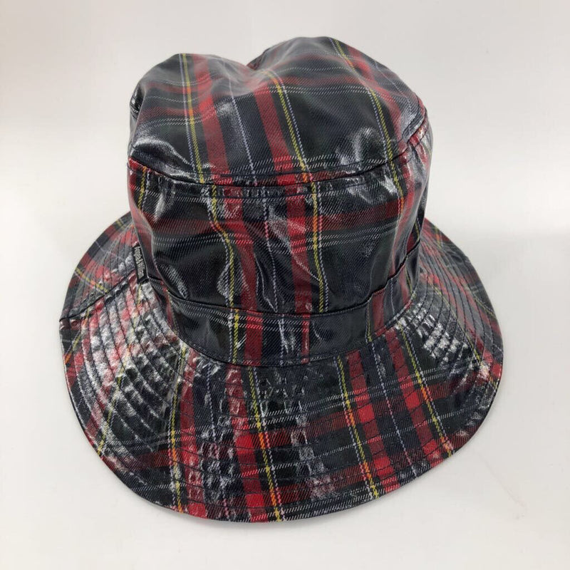 Plaid bucket hat