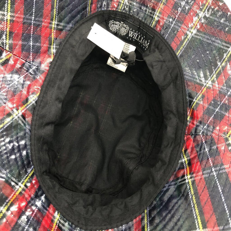 Plaid bucket hat