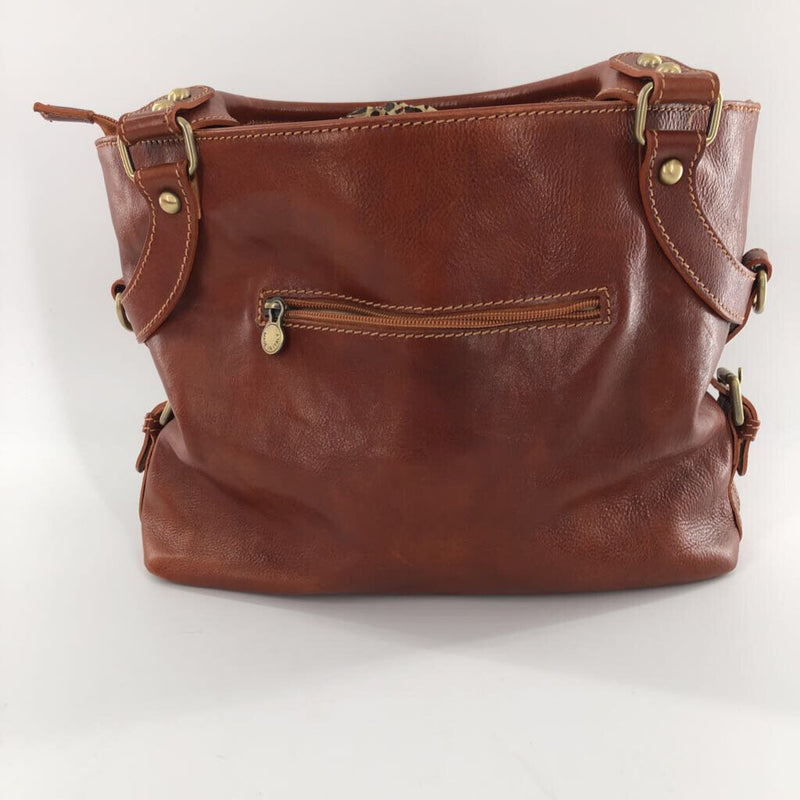 Italian leather satchel