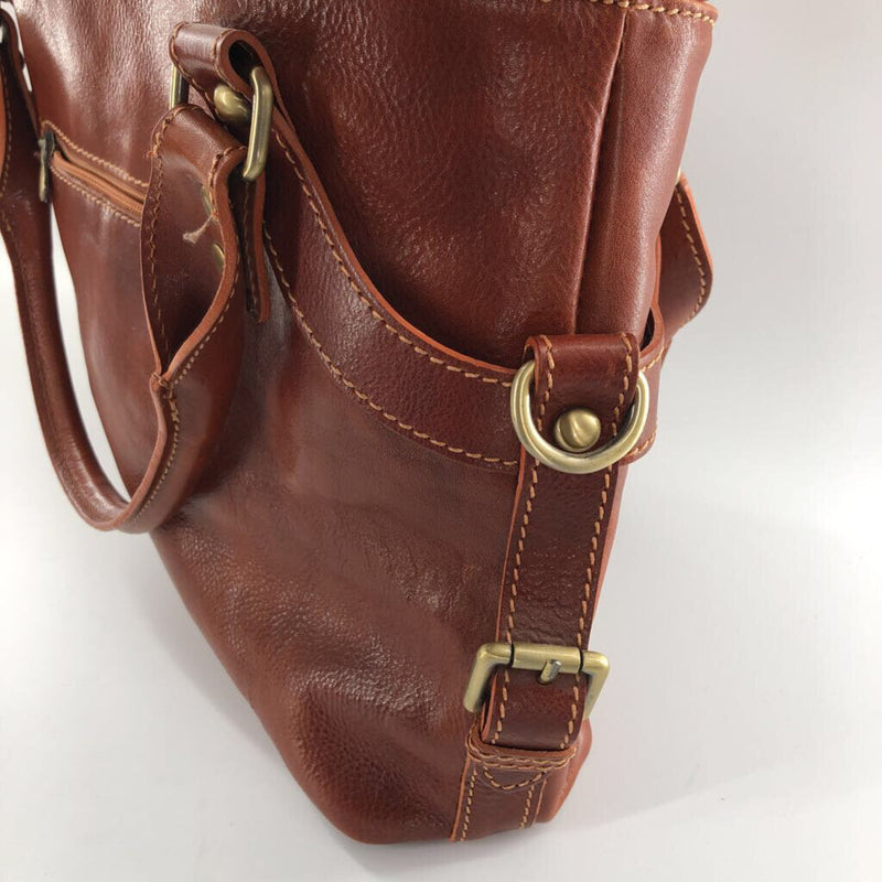 Italian leather satchel