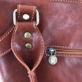 Italian leather satchel